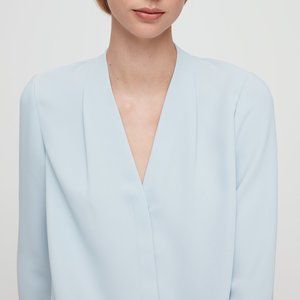 ISO Aritzia Babaton Power Blouse in blue